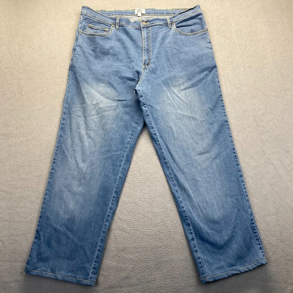 Liberty Blues Mens Relaxed Jeans Stretch Side Tag Size 44X40 Tall,see‎ measures - Picture 1 of 16